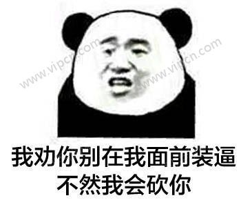 我劝你别在我面前装逼表情包