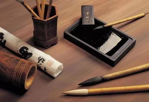 安徽徽州李廷圭墨,安徽徽州澄心堂纸,安徽徽州婺源龙尾砚