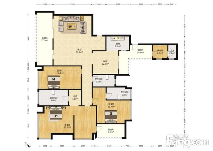 长嘉汇前排大平层正朝南正看购物公园和渝中半岛江北嘴