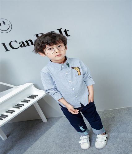 2019男宝宝秋装连帽两件套1-4岁小孩套装秋款休闲运动服一件代发