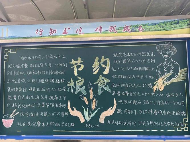 公示|第一期行知长廊黑板报作品展示