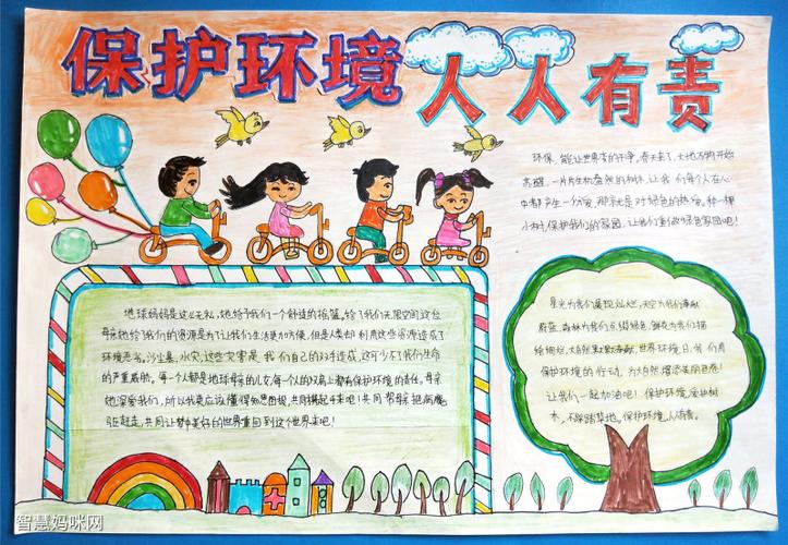 10张保护环境手抄报一等奖作品