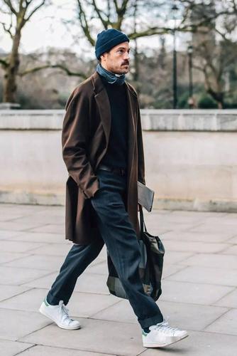 男生冬季穿搭一定要选择大衣,帅气又有型,矮个子也可以很好看