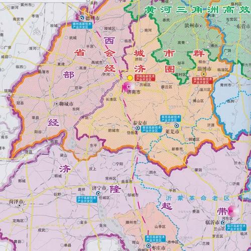 枣庄城区地图 详细到乡镇 交通旅游美食指引 山亭区滕州市台儿庄市中