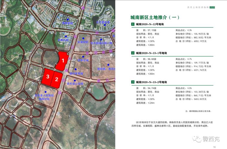 西充,推18宗精品地块!总计约1182亩