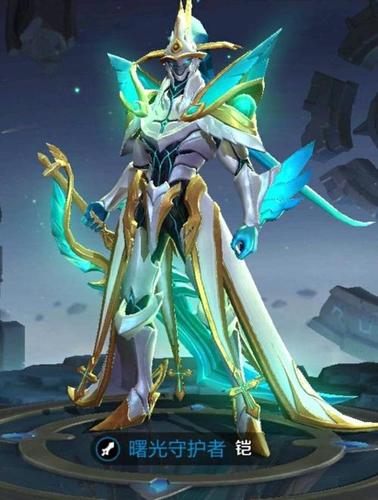 曙光守护者铠的简笔画