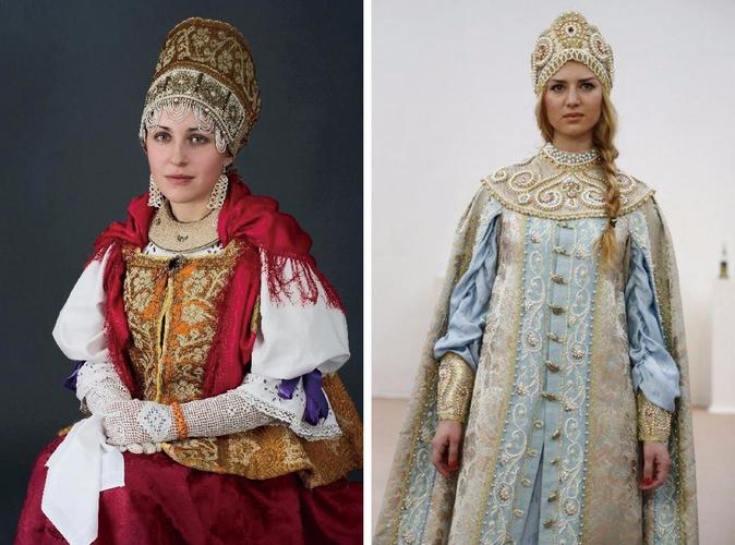 俄罗斯才不是只有套娃,战斗民族的传统服饰每一件都是华丽丽的!