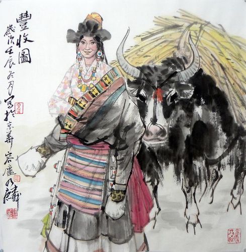 【国画家谭乃麟国画作品欣赏】