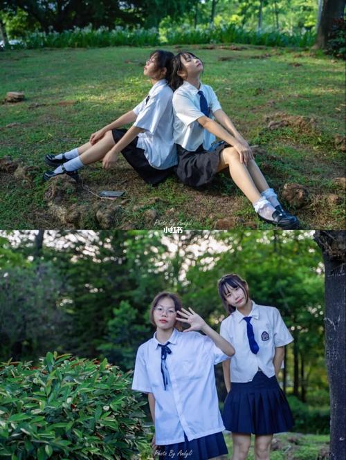 校园拍照|闺蜜拍照姿势_拍照姿势_摄影_摄影_摄影技巧