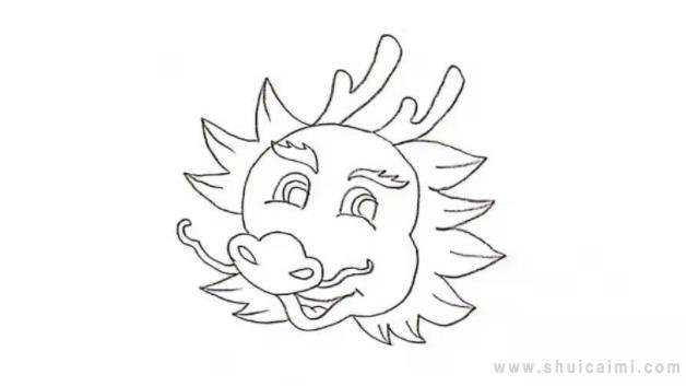 龙头简笔画怎么画龙头简笔画简单