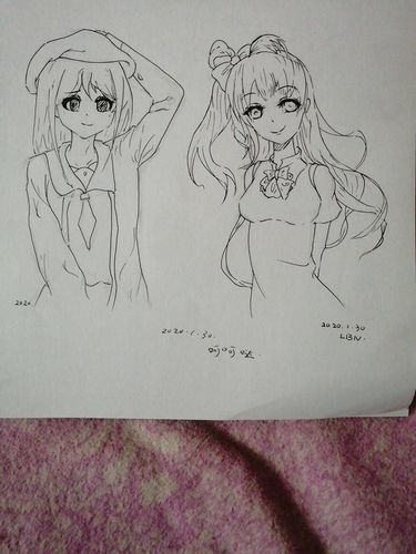 二次元线稿图!(ω)