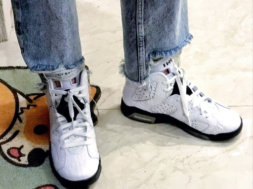 原价购入的aj6白鳄鱼,真香～_airjordan_鳄鱼_商场_金鹰超市(新街口店