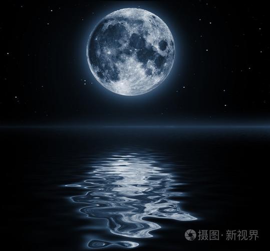 背景夜空星星和月亮与云.木材.elem照片-正版商用图片
