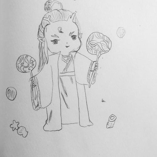 看看我画的敖丙!