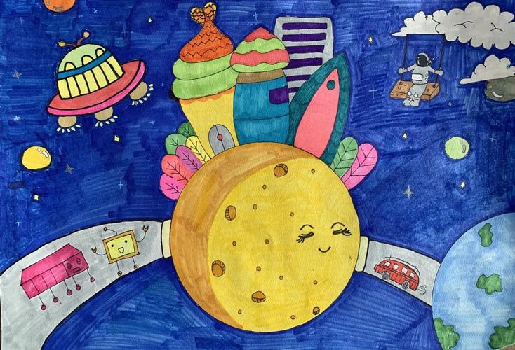 妙笔生花 绘无限创意画心中的奥运让我们来瞧瞧本届科技节的精彩掠影