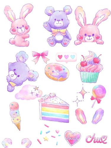 电子/手帐贴纸_手帐_贴纸_兴趣爱好_文具手账