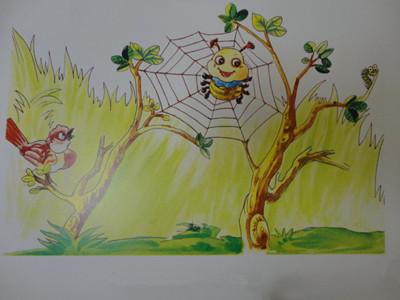 蜘蛛与商人的童话故事