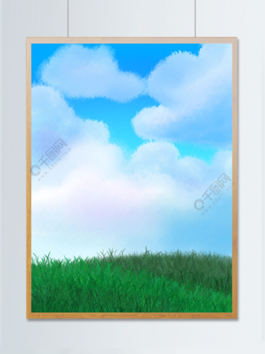 天空草地场景插画半年前发布