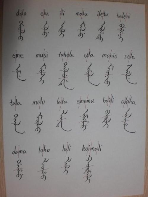 满文的正确写法_满族学堂_新浪博客