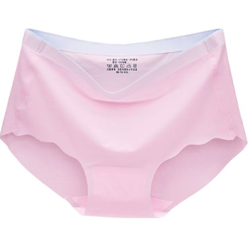 女士内裤女无痕透明少女超性感低中腰薄冰丝大码纯棉裆三角裤内衣