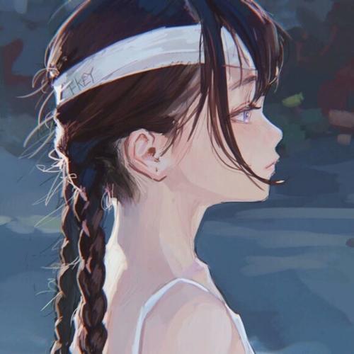 好好学习,天天向上哦~女生头像动漫