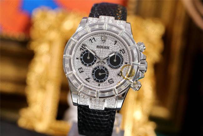 仪表不凡说表:劳力士迪通拿改装镶钻满天星