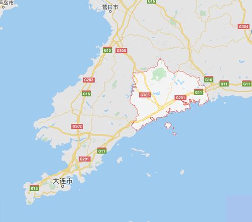 辽宁省大连市的北三县之一:庄河市面积大,发展也比较快