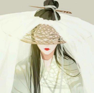 悠然唯美古风真人女子头像