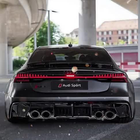 奥迪rs7黑武士这也太帅了吧