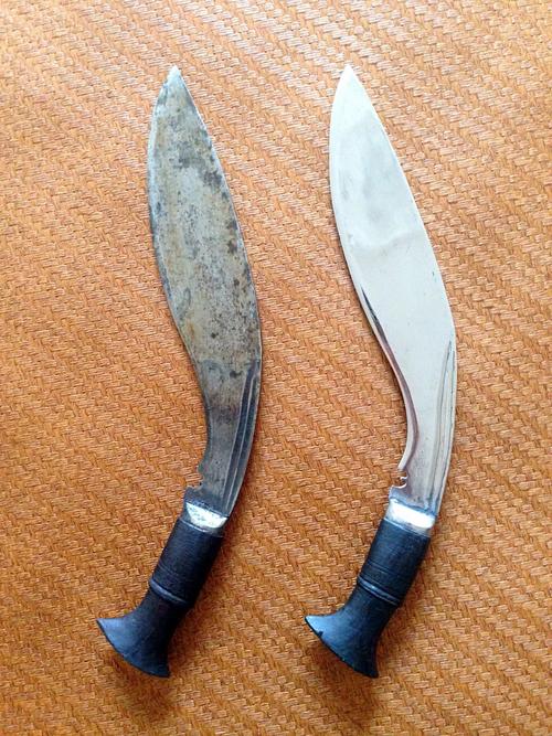 廓尔喀军刀(俗称狗腿刀)不仅是尼泊尔的国刀,并且是廓尔喀士兵的荣誉