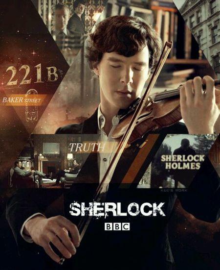 求夏洛克这张拉小提琴的图片的高清大图