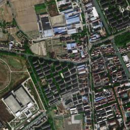 柘林镇卫星地图 - 上海市奉贤区柘林镇,村地图浏览