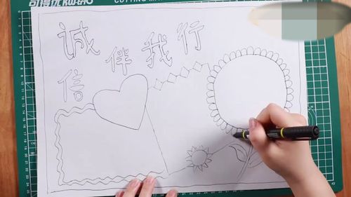 关于诚信的手抄报怎么画