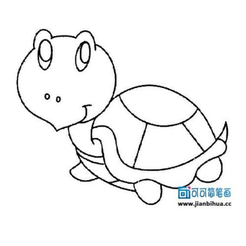 可爱的小乌龟怎么画简笔画