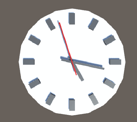 unity学习01 时钟