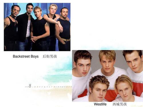 backstreet boys 后街男孩 westlife 西城男孩