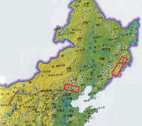 河北省境八的燕山是长白山脉吗?