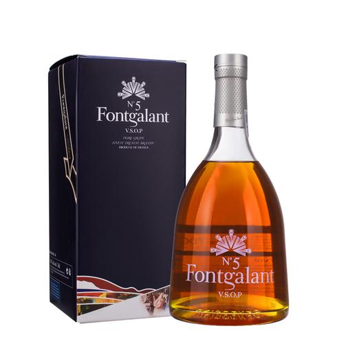 法国原装原瓶进口口福阁5号vsop白兰地洋酒xo白兰地