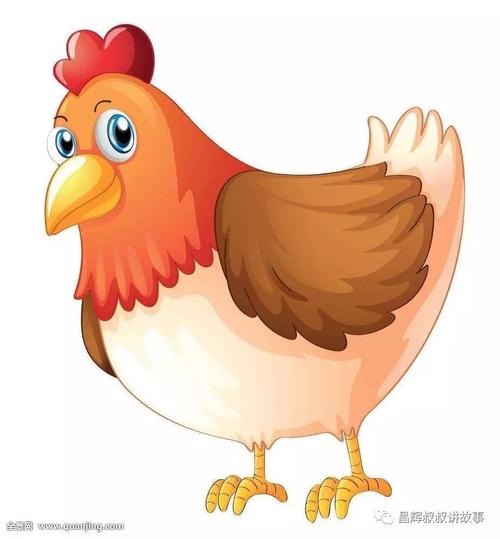 大母鸡卡通图片