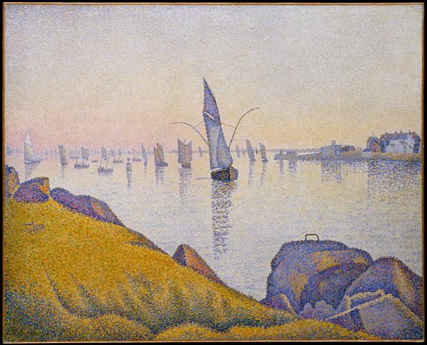 [油画高清大图]0006_西涅克_西涅克绘画作品集-evening calm