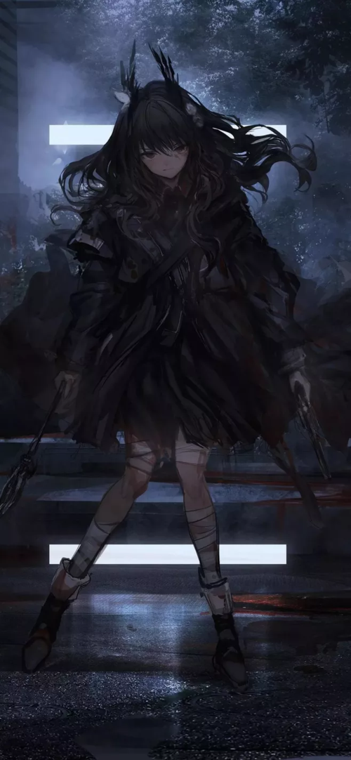 手机壁纸|暗黑系哥特萝莉 第三期 by:b站盐泽 2021年4