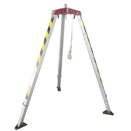 消防救援三脚架便携三角架铝合金三角架有限空间作业井口探洞支架