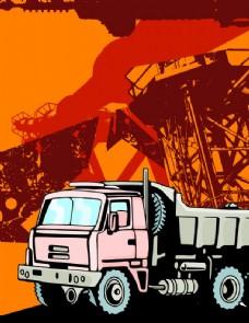 泥头车矢量素材