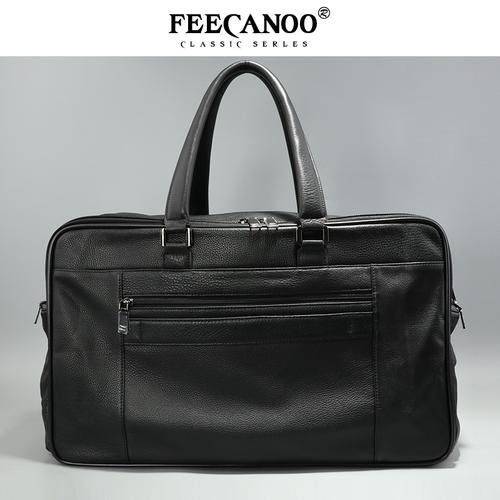 休闲斜挎男包牛皮男士商务旅行袋真皮大容量旅行包短途手提包新款