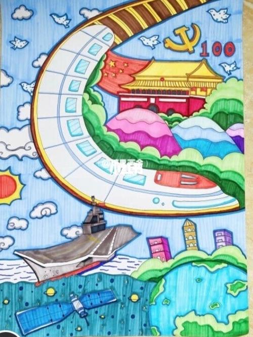 爱国主义绘画作品,中国梦