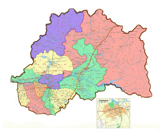 行政区划图 - 五大连池