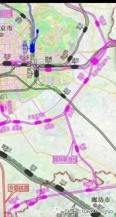 盼来了北京河北城际铁路联络线开工了与s6决裂通州有这些站