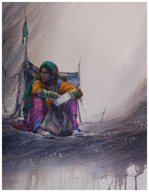 巴基斯坦alisyedabbas绘画作品