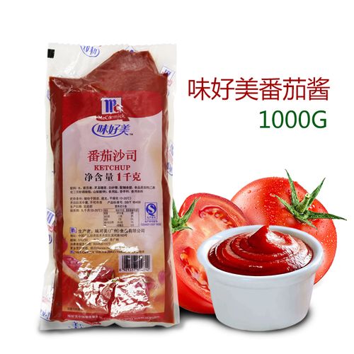 手抓饼醮薯条专用酱料 袋装味好美番茄沙司 番茄酱