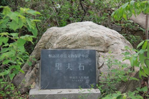 望夫石,亦称启母石.